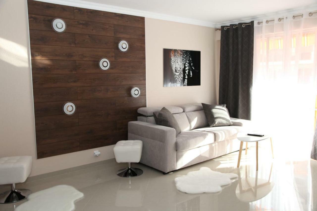 Stylish 2 Room Flat 60 Meters To The Beach Niza Exterior foto